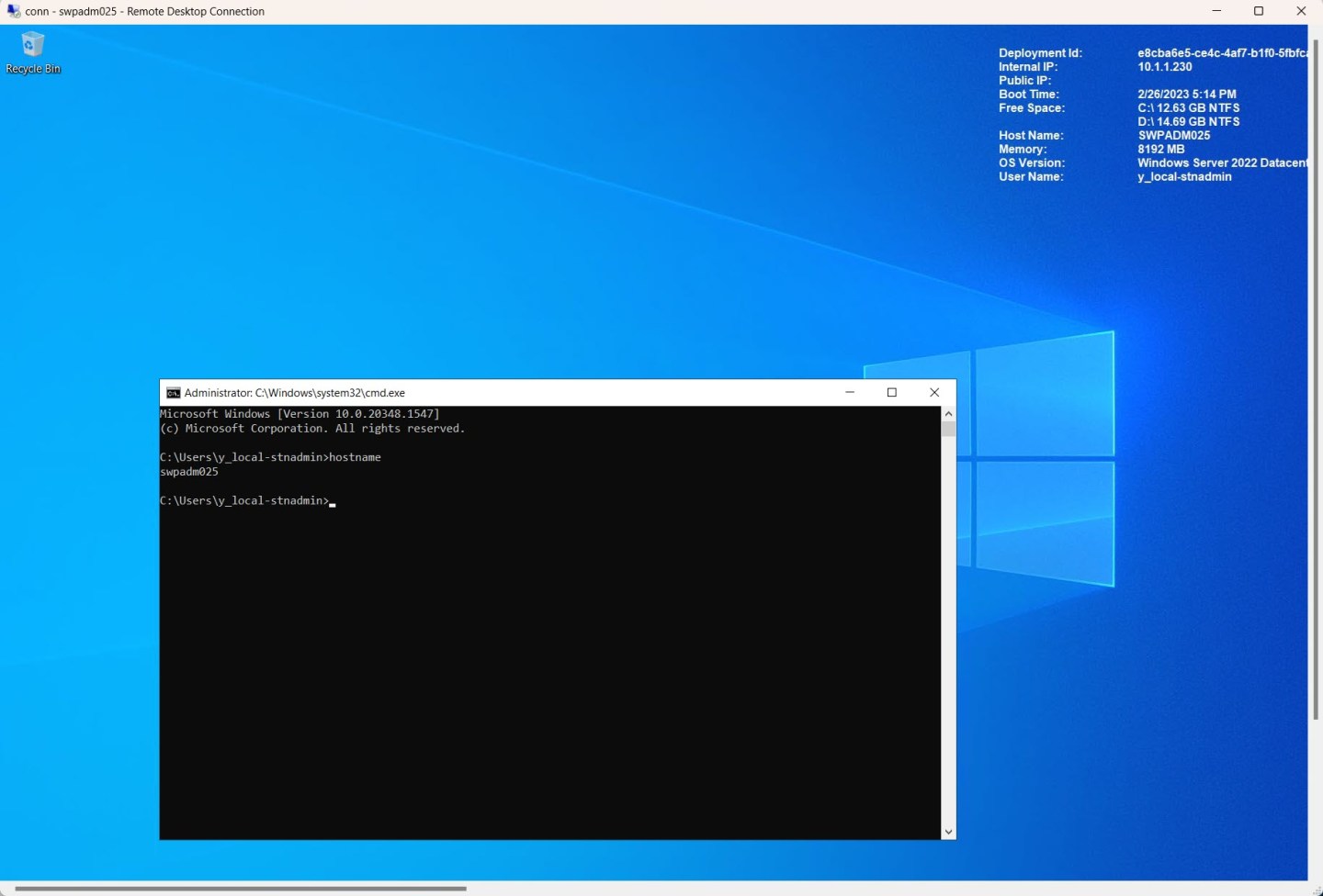 Connecting to an Azure Windows VM using an Azure PowerShell script and ...