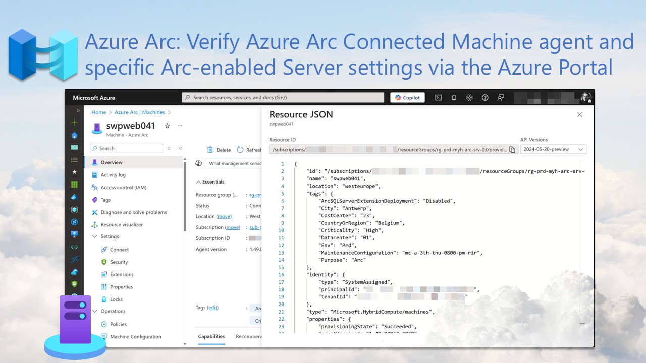 Azure Arc: Verify Azure Arc Connect Machine agent and specific Arc