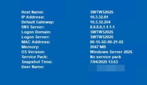 PowerShell script: BgInfo deployment script for Windows Server 2025 ...