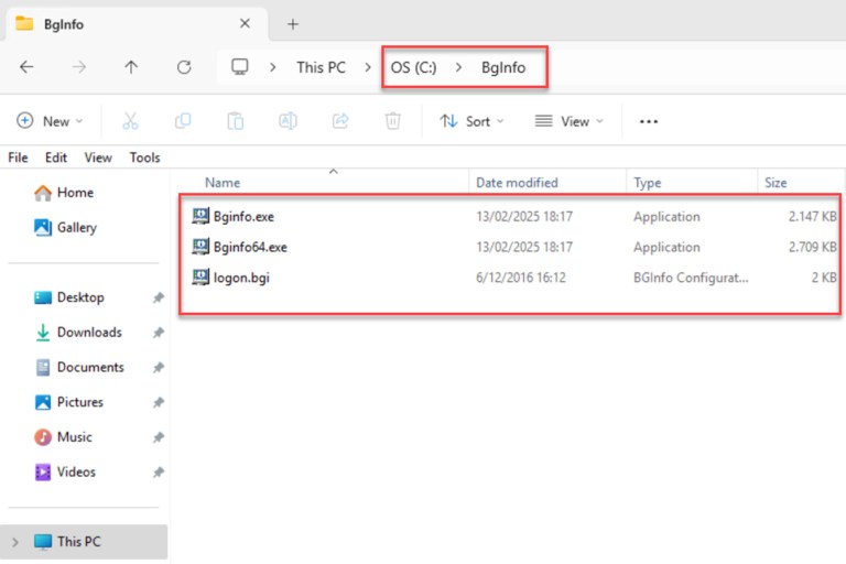PowerShell script: BgInfo deployment script for Windows Server 2025 ...