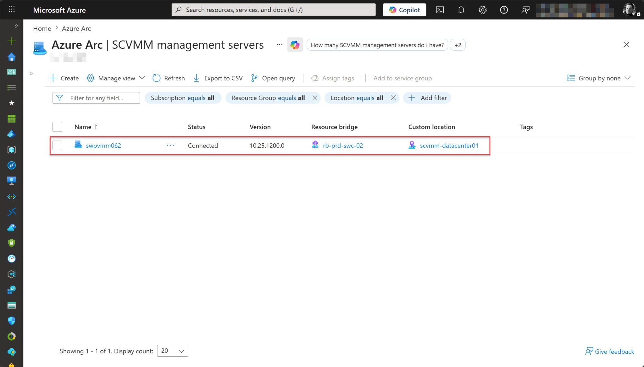 Arc Powershell Azure Arc-enabled SCVMM: Securing the Azure Connected Machine agent ...