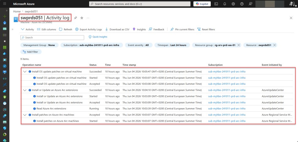 Azure Arc: Why you need both WindowsOsUpdateExtension and ...